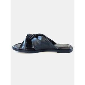 Clarks Reyna Twist Women's Black Slide Comfort Slip On Slide Sandals SZ 8